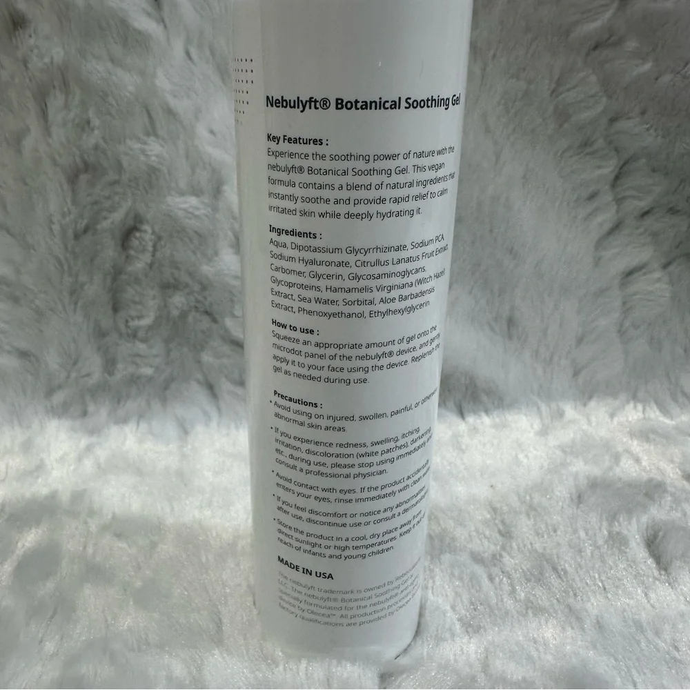 nebulyft Botanical Soothing Gel 6.76 Fl Oz NEW